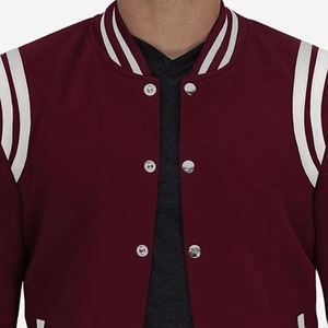 Veste de baseball personnalisée OEM avec patch en chenille, veste de baseball en laine et cuir de qualité supérieure - Product Image 6