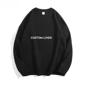 Sweat-shirt col rond surdimensionné en coton 300 GSM, personnalisable, unisexe, vierge, vente en gros 2026 - Product Image 1