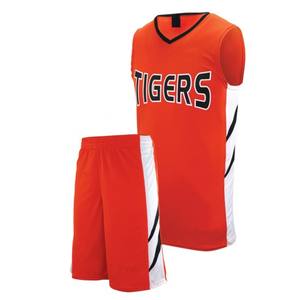 Maillots de basket-ball sublimés personnalisés, haute qualité, 100% polyester, séchage rapide et protection UV, personnalisation des couleurs du logo pour votre équipe - Product Image 6
