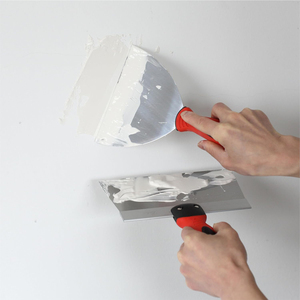 Vách thạch cao dao đặt thép không gỉ vách thạch cao tay công cụ kit bao gồm Putty dao, <span class=keywords><strong>Taping</strong></span> dao, họa sĩ scraper công cụ & 12 "bùn Pan - Product Image 5