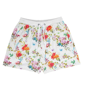 กางเกงบาสเก็ตบอลชายผ้าตาข่าย เอวยางยืด มีเชือกผูก กระเป๋าข้าง พิมพ์ลายดิจิตอล 3 มิติ แบบซับลิเมชั่น รับผลิตแบบ OEM ODM - Product Image 1