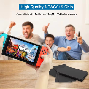 Cartes NFC Ntag215 noires, cartes NFC vierges réinscriptibles, 504 octets pour le contrôle d'accès, applications sans contact, scénarios multiples - Product Image 5