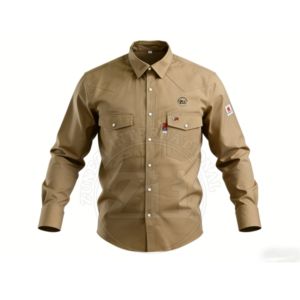 T-shirt ignifuge 7oz pour homme, chemises de sécurité FRC, chemises ignifuges en coton pour homme, chemises ignifuges légères NFPA - Product Image 4