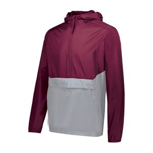 Chaqueta Cortavientos con Capucha para Hombre, Diseño Color Block, Cierre de Cremallera, Ligera, Informal, para Primavera - Product Image 2