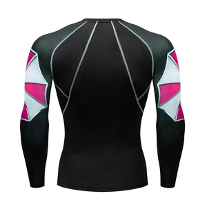 Rashguard à manches longues personnalisé de qualité supérieure pour hommes, respirant, écologique, séchage rapide, polyester/nylon, vêtements de combat - Product Image 6