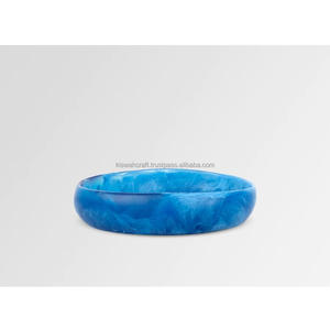 Bol à salade classique en résine polie pour la cuisine, les fêtes, les mariages, la décoration intérieure – Durable, fait main, sans plomb, logo personnalisé, haute qualité - Product Image 5