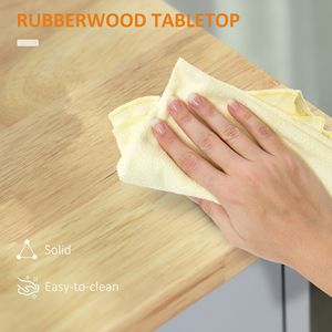 Carrello da Cucina Mobile Moderno Grigio con Isola Girevole, Cassetti Regolabili, Portasciugamani - Realizzato in Plastica, Legno di Quercia, MDF, Marmo - Product Image 6