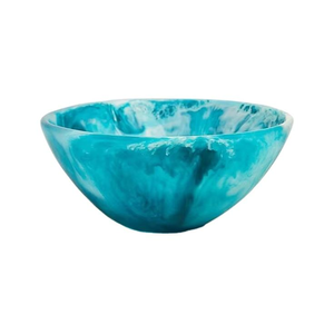 Ensaladera de Resina Decorativa Hecha a Mano, Color Vibrante, Elegante Tazón para Servir, Pieza Moderna para la Comedor, Adorno para el Hogar - Product Image 3