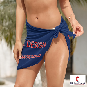 Pareo Hawaiano Personalizado con Estampado Polinesio, Envoltura de Playa, Ropa Tropical para Resort, Fabricante de Ropa OEM ODM - Product Image 3