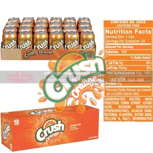 ขวดน้ำอัดลมสีส้มบดขนาด355มล. บรรจุภัณฑ์สดทำจากคาร์บอเนตกลิ่นผลไม้และรสหวาน - Product Image 3