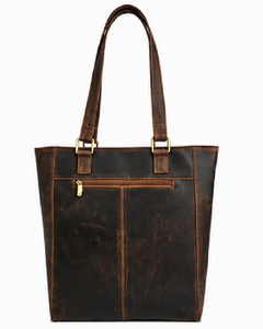 Bolso Tote de Cuero Genuino Sólido de Primera Calidad para Mujer, Bolso de Playa de Gran Capacidad para Verano, con Bolsillo Frontal, Cierre de Cremallera y Correas para el Hombro - Product Image 3