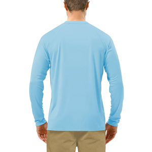 Camisetas de manga larga con cuello redondo, último diseño, informales, de color sólido, para hombre, de verano, tejido de punto, personalizadas, suaves. - Product Image 4