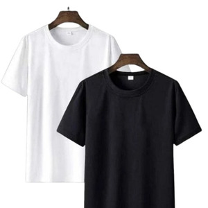 Camiseta de Hombre Lisa, Cuello Redondo, 95% Algodón de Alta Calidad, Estilo Casual, Manga Corta, con Logotipo Personalizado Impreso - Product Image 1