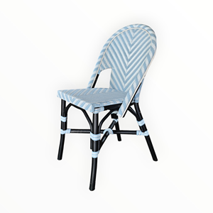 เก้าอี้บิสโทรยอดนิยมสำหรับร้านกาแฟ ร้านอาหาร พื้นที่สาธารณะในที่พักอาศัย - หวายสังเคราะห์ถักทออย่างดี รับประกันการถักทอ 3 ปี - Product Image 2