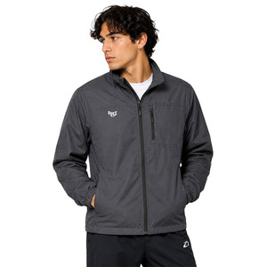Chaqueta Cortavientos Ligera y Moderna para Hombre, Fabricante de Chaquetas con Cierre Completo, Uniforme Corporativo para Exteriores, OEM, Etiqueta Privada Personalizada - Product Image 1