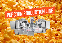 Máquina Automática Industrial de palomitas de maíz de caramelo, palomitas de maíz de chocolate comercial, equipo de gran capacidad para fábrica