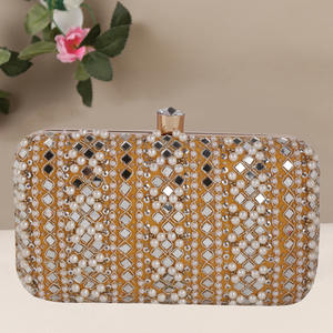 Bolso de mano de noche bordado a mano con bolso de noche de trabajo bordado para niñas a bajo precio de LUXURY CRAFTS - Product Image 5