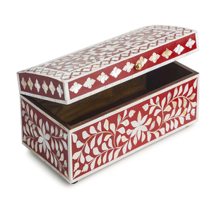 Multipurpose Use Handmade Floral Mother Of Pearl Jewelry <b>Box</b> <b>Shelf</b> <b>Box</b> Jewelry Organizer for Gift Vanity Decor & Jewelry Display - Product Image 5