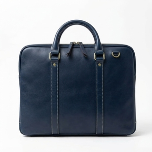 Porte-documents pour ordinateur portable en cuir véritable pour homme, 14 pouces, coque rigide, sac d'affaires artisanal, léger, rétro, sac d'ordinateur de bureau, vente en gros - Product Image 2
