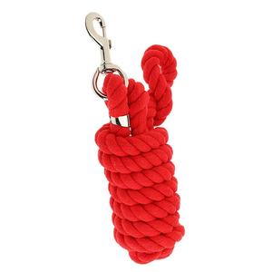 High Quality Equestrian Horse Cotton Lead rope with <b>Snap</b> <b>Hook</b> Cotton Blend Weave Rein With <b>Snap</b> <b>Hook</b> Horse Lead Rope - Product Image 1