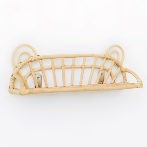 Encantador estante colgante de almacenamiento de libros naturales en forma de corazón para niños, venta al por mayor, estantería de ratán para niños - Product Image 3