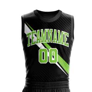 Tenue de basketball à prix de gros pour jeunes, uniforme de sport personnalisé avec logo, ensemble de sport léger pour hommes. - Product Image 4