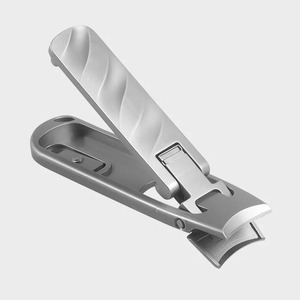 Ensemble de coupe-ongles AQDAS INDUSTRIES AI-NC-0004, noir mat, acier inoxydable, forme plate, cadeau pour homme - Product Image 1