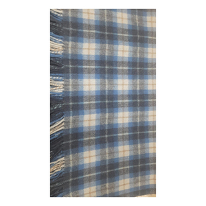 Manta a Cuadros Azul de Calidad de Exportación a Bajo Costo, Ligera pero Cálida, Ideal para las Noches de Invierno - Product Image 3