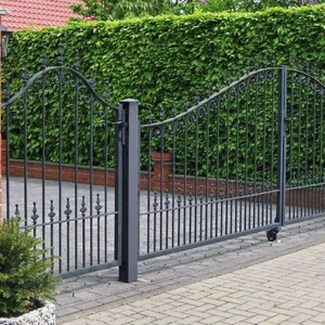 Puerta Batiente Manual de Doble Hoja con Recubrimiento en Polvo Estilo Europeo KHP para Villa, Duradera y de Fácil Instalación - Product Image 4