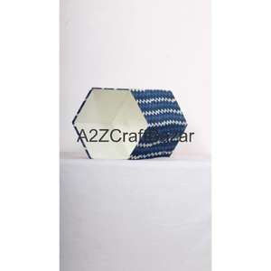 Contenedor de Papel y Cartón Hexagonal Plegable, Elegante, con Tapa Abierta, Tamaño Personalizado para Oficina, Venta al Por Mayor - Product Image 5