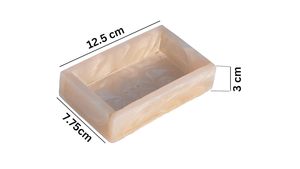 Juego de Accesorios de Baño de Resina, 4 Piezas, Juego de Baño Moderno con Bandeja, Dispensador de Jabón Líquido, Portacepillos de Dientes y Jabonera, Regalo de Lujo - Product Image 3