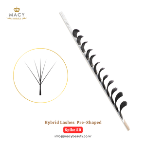 Pestañas Híbridas Preformadas Spike 5D, MACY BEAUTY KOREA, Extensiones de Pestañas Premium al por Mayor, Pestañas Personalizadas con Marca Privada - Product Image 3
