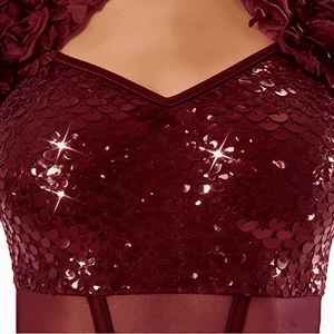 Jersey sin Mangas con Pedrería Moderna, Material Cómodo y Flexible, Ideal para Uniformes de Animadoras - Product Image 4