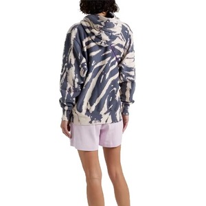 Women Tie Dye Hoodie Grey Cream Spiral Swirl Pullover Hooded Sweatshirt Ladies Oversized Kangaroo Pocket <b>Slate</b> Custom OEM - Product Image 3