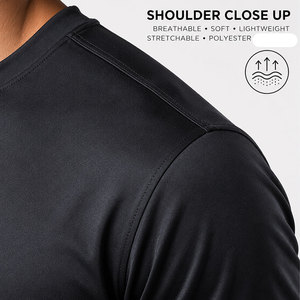 T-shirt de sport oversize pour homme, tendance, anti-transpiration, léger, respirant, anti-rétrécissement, à prix abordable - Product Image 6
