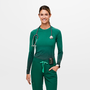 Conjunto de Uniformes Médicos para Mujer, Blusa y Pantalones Cómodos para Enfermería, Ropa de Trabajo para Hospital, OEM, ODM, Venta al por Mayor de Fábrica, Salud - Product Image 2