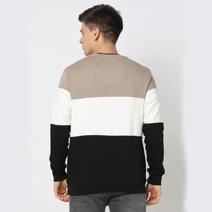 Classic Men's Loose Fit Crew Neck Lined Design Eco-Friendly Sweatshirt Custom Logo 100% Cotton Soft Stylish for Daily Use Summer - Product Image 4