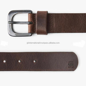 Super Quality Handcrafted Brown Genuine Cow Leather Casual <b>Belt</b> for Unisex With Solid Antique Silver Single Prong Buckle - Product Image 5