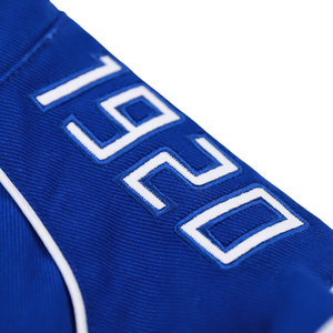 เสื้อแจ็คเก็ต Zeta Phi Beta Centennial Racing สีน้ำเงินรอยัล สำหรับผู้หญิง  แบบตัวอักษรกรีก  รุ่น Varsity ปี 1920  ปักลาย ZPB  เสื้อคลุมสตรีนักกีฬามหาวิทยาลัย - Product Image 5