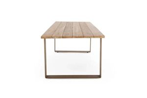 Conjunto de Comedor para Patio CAVON con Sillas de Cuerda con Estructura de Aluminio y Mesa con Superficie de Madera - Product Image 5