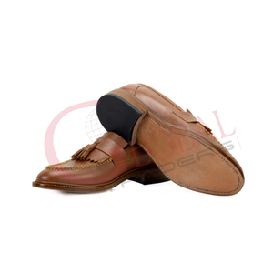 Chaussures pour hommes faites à la main de haute qualité, chaussures décontractées d'extérieur, chaussures en cuir à enfiler, mocassins à bout rond de grande taille - Product Image 3