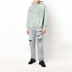 Sweat à capuche polaire premium pour homme – Confort respirant au quotidien avec capuche ajustable et poche kangourou – Motif uni – Plusieurs tailles - Product Image 6