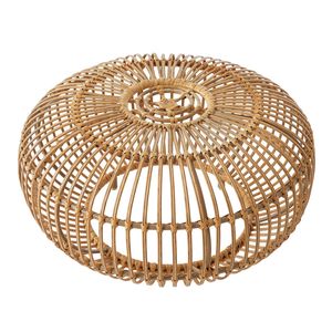 Tavolino d'Appoggio Ottawa in Finto Rattan Intrecciato, Artigianale, per Interni ed Esterni, Ideale per Soggiorno o Terrazza Coperta - Product Image 6