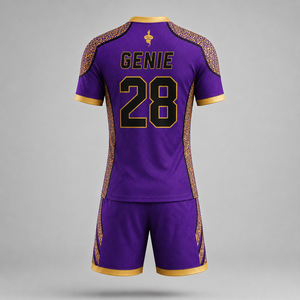 Uniforme de Fútbol Premium, Conjunto de Jersey Deportivo, Uniforme de Fútbol Hecho con Tela Ligera de Secado Rápido para Entrenamientos - Product Image 4