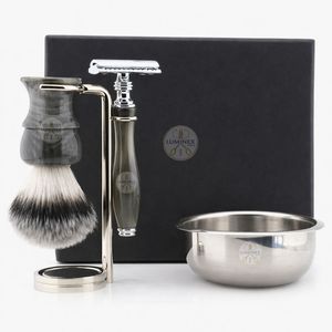 Ensemble de rasage pour hommes Haryali London, kit de rasage 5 pièces, rasoir à 3 lames, meilleur rasoir - Product Image 1