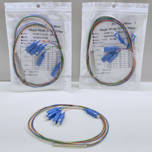 Divisor PLC de Fibra Óptica OEM/ODM 1x4 con Conector SC UPC/APC, Tipo de Tubo de Acero Monomodo, 1310/1550nm, FTTX/FTTH/CATV - Product Image 3