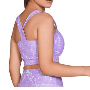 Sujetador Deportivo Personalizado para Mujer, Estilo Racerback, de Alta Sujeción, para Gimnasio, Entrenamiento, Fitness, Yoga, Running, Ropa Deportiva Transpirable, Sin Costuras - Product Image 6