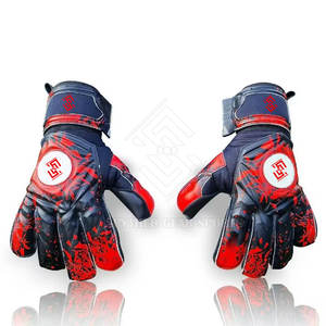 Gants de gardien de but en latex haute performance pour adultes, respirants, légers, antidérapants, avec fermeture auto-agrippante, vente en gros - Product Image 4