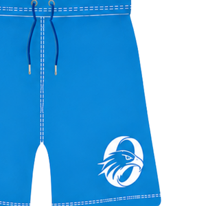Pantalones Cortos de Rugby Azul Rey y Blanco con Cordón Ajustable, Cintura Elástica, Ribete en Contraste, Personalizables, Transpirables, para Entrenamiento Deportivo y Equipos - Product Image 4