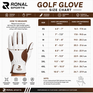Guantes de Golf Personalizados OEM, Venta al Por Mayor de Fábrica, Cuero Cabretta, Transpirables, Cómodos, Antideslizantes, Duraderos, Equipo de Golf Profesional - Product Image 6